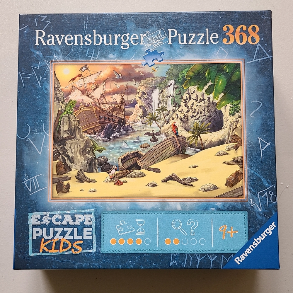 Ravensburger Kids Escape Room Exit Game Pirate Adventure Jigsaw Puzzle Like New